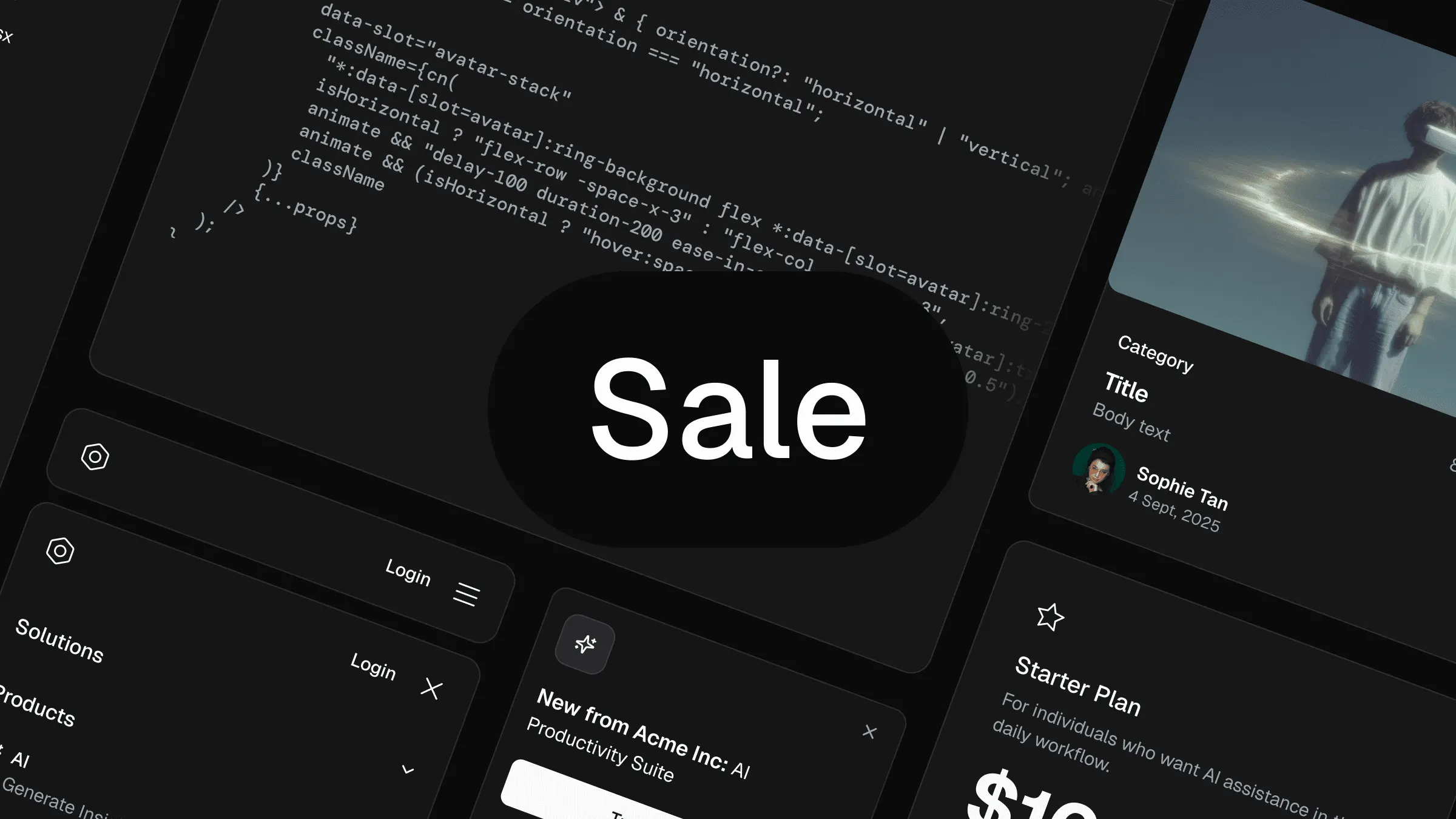 Our Black Friday Sale is now on! 30% off everything.